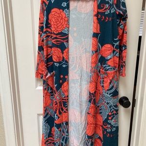 Lularoe Sarah Floral Abstract Geometric